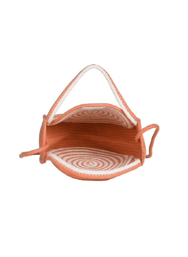 FABINALIV Orange Geometric Braided Women Cotton Sling Bag (FLHB-1015-Orange) - Image 5